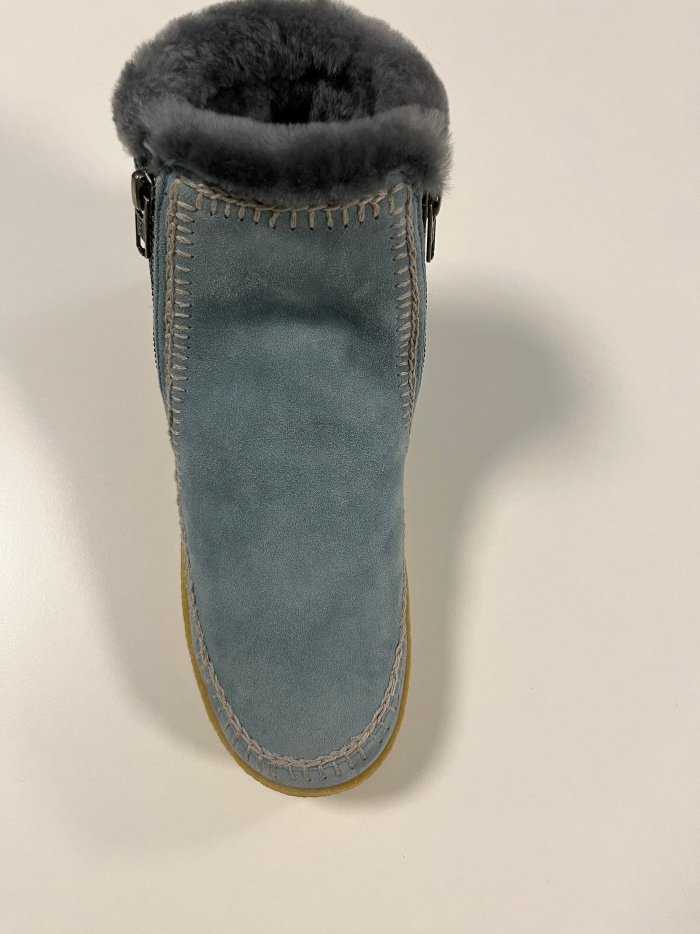 Setsu Crochet Stiefelette mit Reißverschluss, blau