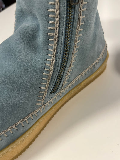 Setsu Crochet Stiefelette mit Reißverschluss, blau