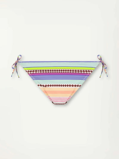 MALIA Traingle Bikini mit Streifen - in Pink/Multi