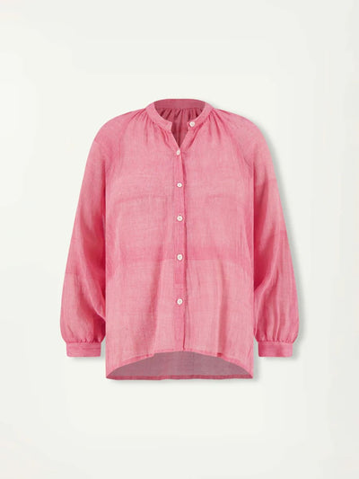 MITA Bluse mit Knopfleiste - Pink