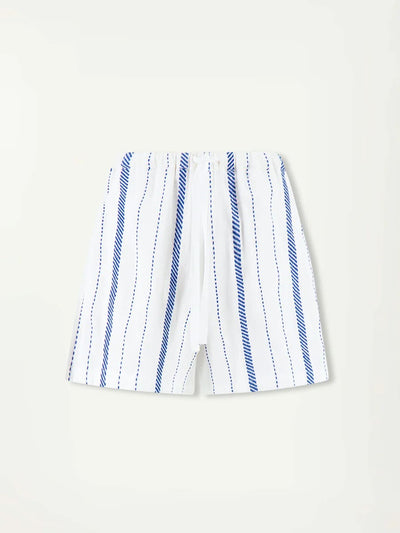 SAFIA Shorts aus Baumwolle mit Streifen - Weiss