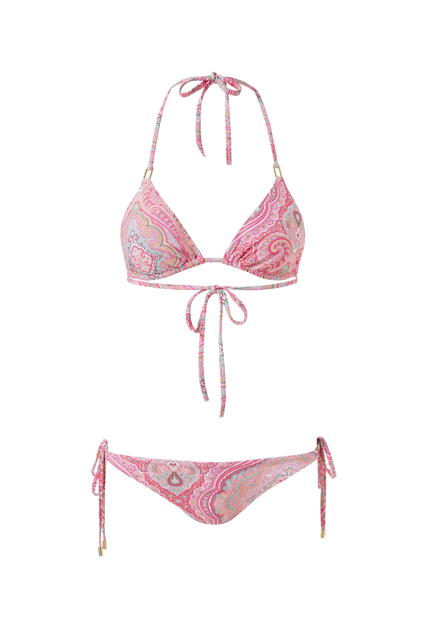Cancun Blush Paisley Bikini, pink