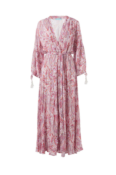 Gabby Floral Kaftan, pink