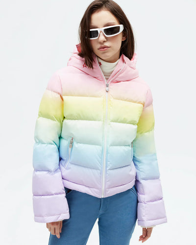 Feminine Skidaunenjacke in Pastell von Perfect Moment – funktional und modisch zugleich