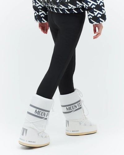 Schwarze, schmal geschnittene Skihose von Perfect Moment, ideal für sportliche Damen
