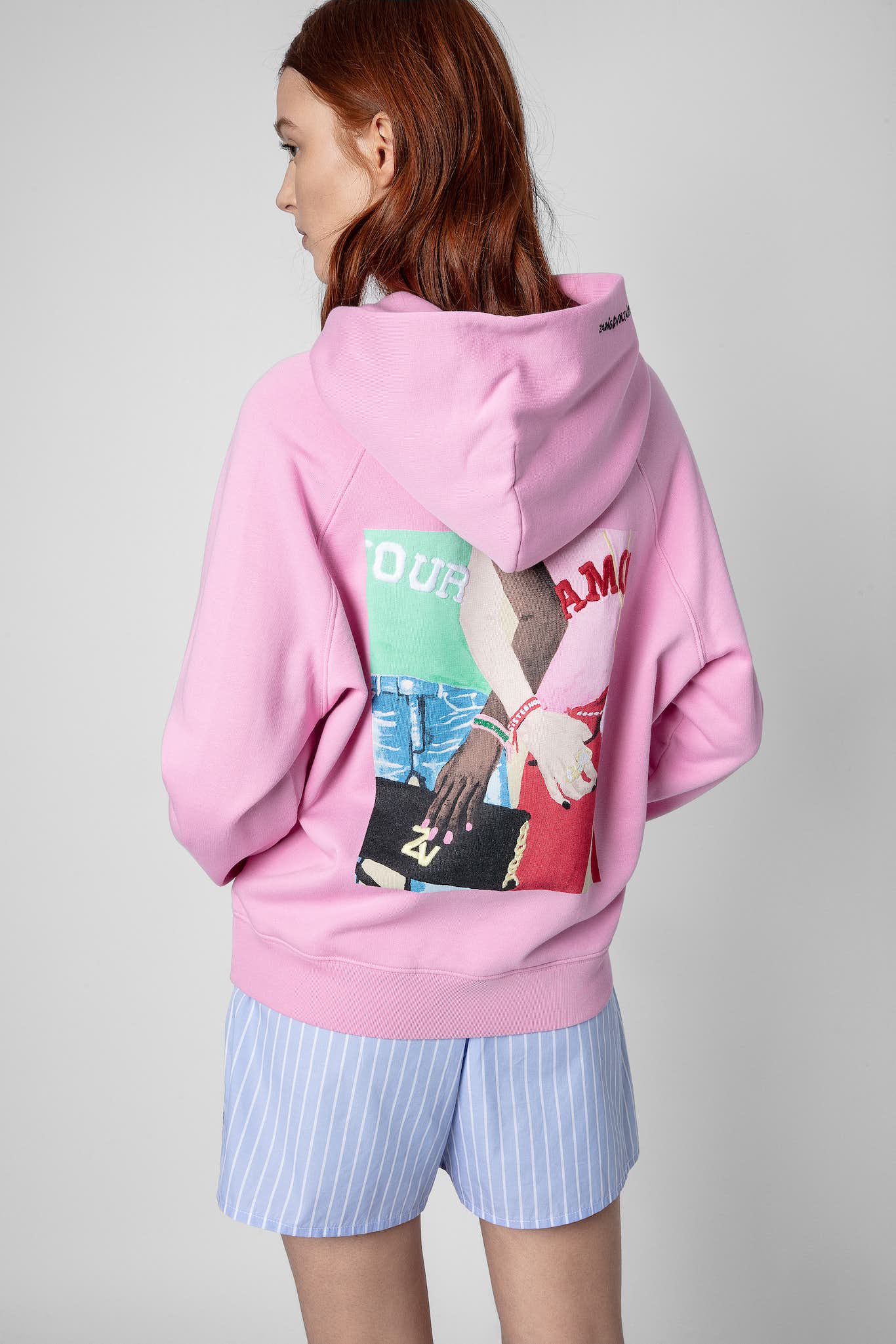 Sweatshirt mit Hoodie Georgy Band of Sisters Amour - Pink