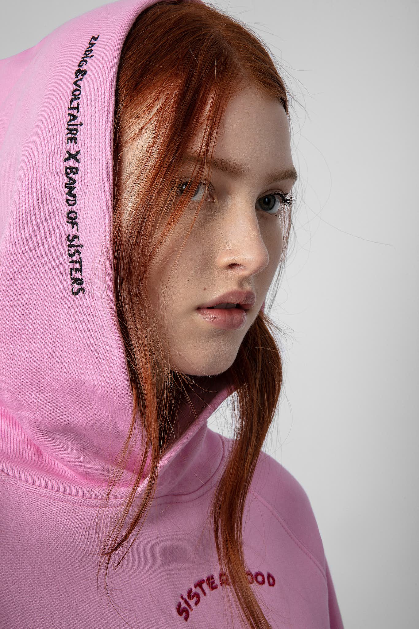 Sweatshirt mit Hoodie Georgy Band of Sisters Amour - Pink