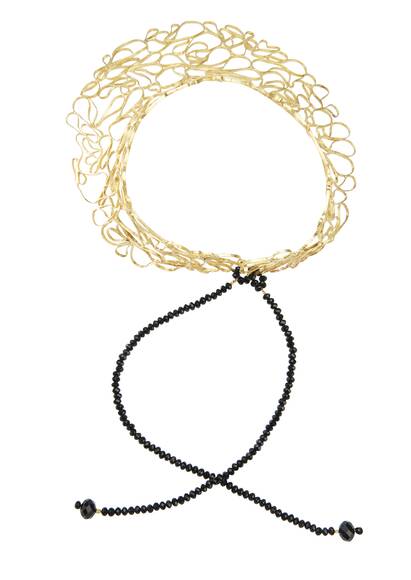 Golden Lace Necklace, vergoldet