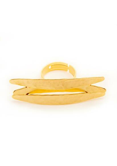 Ring Horizontale Koyo d`Or, gold plated