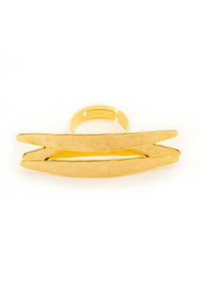 Ring Horizontale Koyo d`Or, gold plated