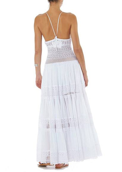 Long dress Miriam, white