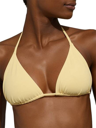 Triangel-Bikini-Oberteil Mouna, Pastel Gelb/Canari