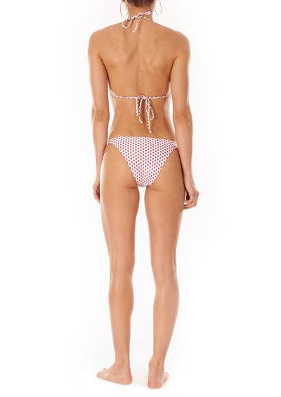 Amara Bandeau Bikini, weiss/rot