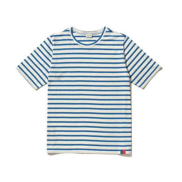 T-Shirt 'The Modern' - white/royal blue
