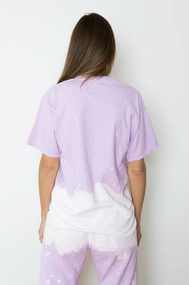 Lilac Acid Wash T-shirt, lilac