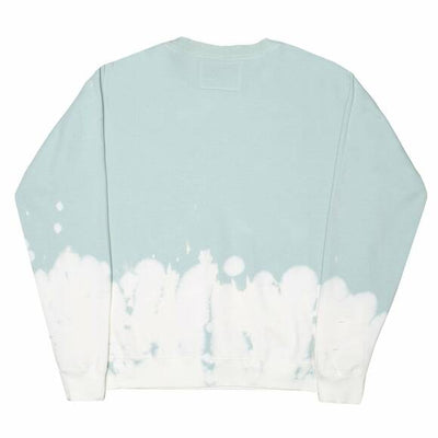 Seafoam Acid Wash sweatshirt, blue/turquoise