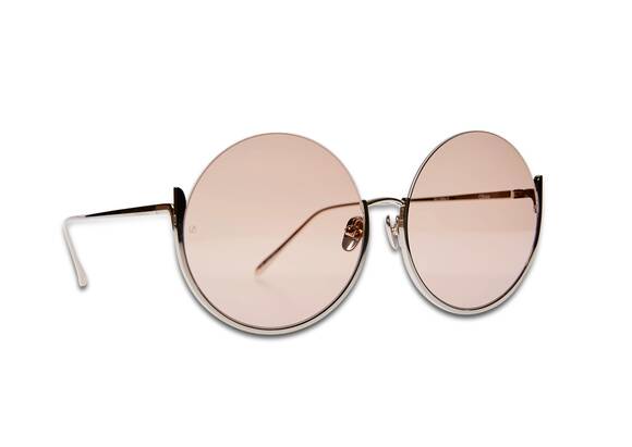 Rectangular sunglasses Alessandra Rich x Linda Farrow – marin