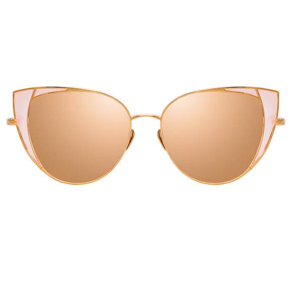 Luxe Des Voeux sunglasses, rose gold