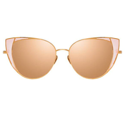 Luxe Des Voeux sunglasses, rose gold