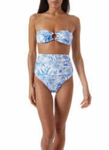Ancona Tropical Bikini, weiss/blau