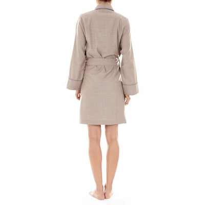 Flannel dressing gown - Alix Fig, beige