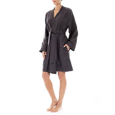Dressing Gown - Eva Fig/Anthracite
